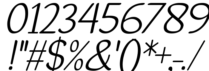 Dehasta Momentos Italic Font OTHER CHARS