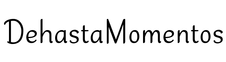Dehasta Momentos  font caratteri gratis