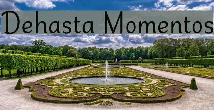 Dehasta Momentos Font examples