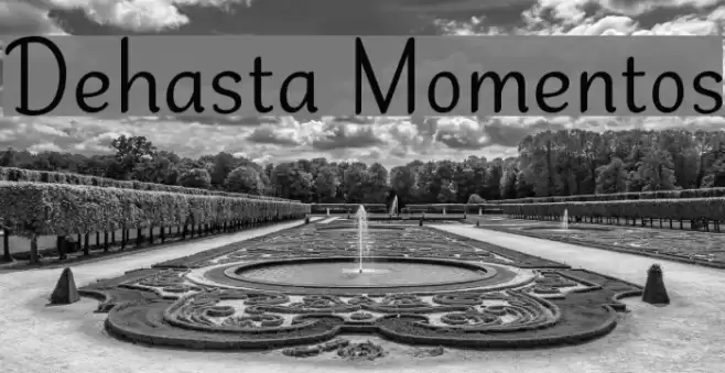 Dehasta Momentos Font examples
