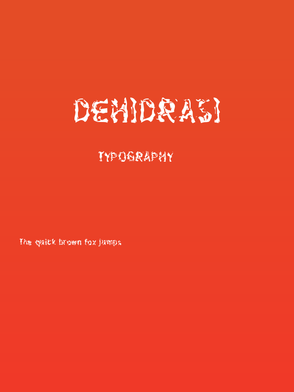 Dehidrasi Poster