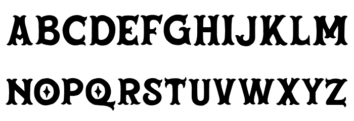 DehorsDisplay Font LOWERCASE