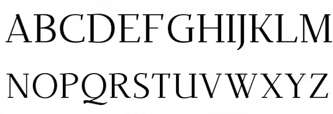 Dehuti Alt Book Schriftart Groß