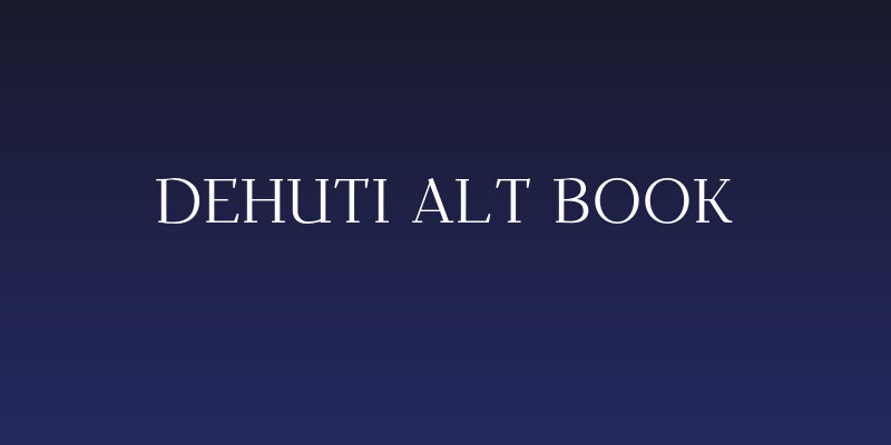 Dehuti Alt Book Social Header