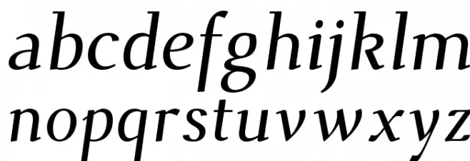 Dehuti Bold Italic Caratteri MINUSCOLO