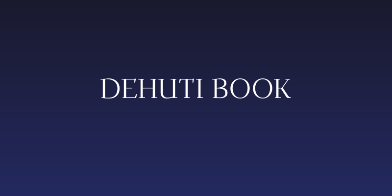 Dehuti Book Social Header