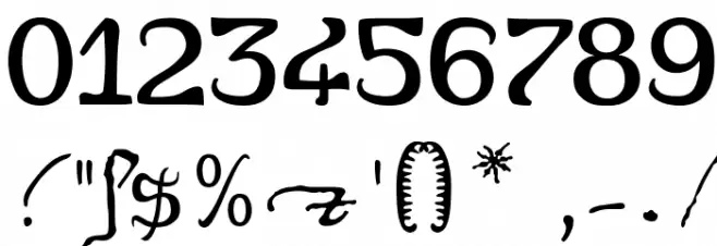 DeiGratia Font OTHER CHARS