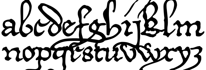 DeiGratia Font LOWERCASE
