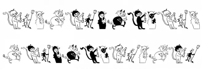 Deibel フォント 小文字