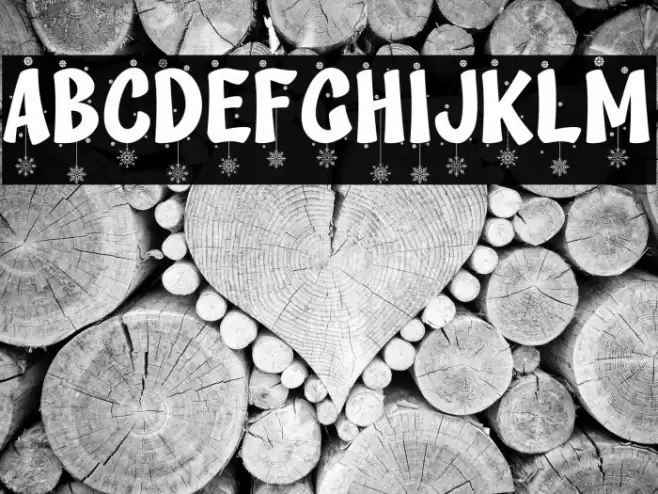 Deiland Snowy Font examples