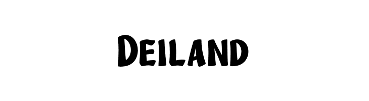 Deiland  Скачать бесплатные шрифты