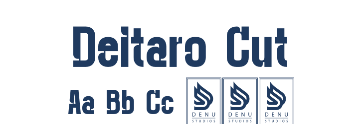 Deitaro Cut Font Preview