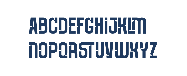 Deitaro Cut Uppercase