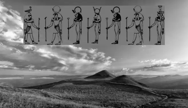 Deities Schriftart examples
