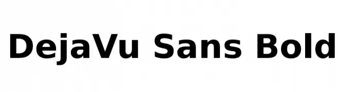DejaVu Sans Bold  Fuentes Gratis Descargar