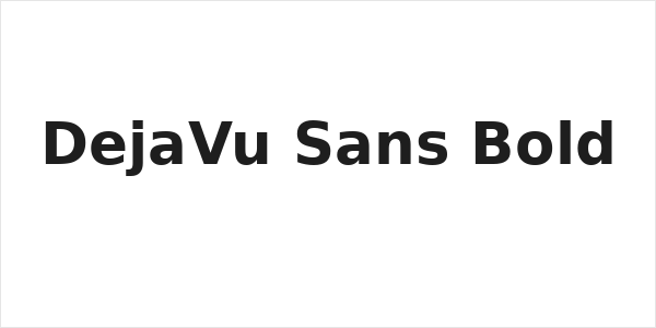 DejaVu Sans Bold Logo