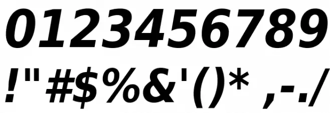 DejaVu Sans Condensed Bold Oblique  