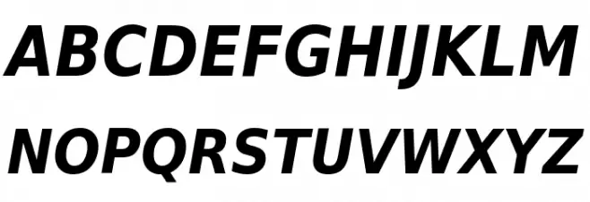 DejaVu Sans Condensed Bold Oblique  