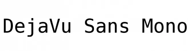 DejaVu Sans Mono  नि: शुल्क फ़ॉन्ट्स डाउनलोड