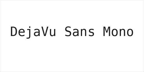 DejaVu Sans Mono Logo