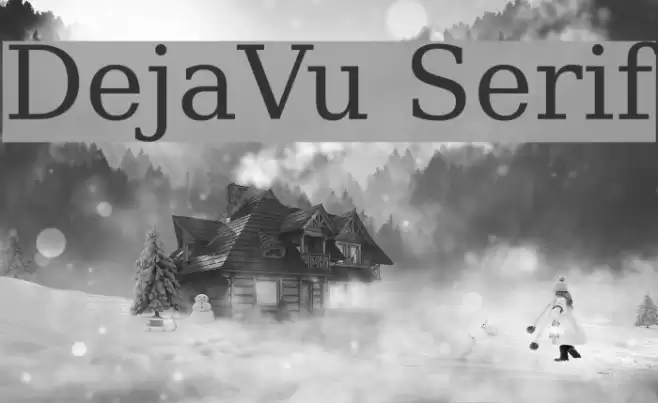 DejaVu Serif Font examples