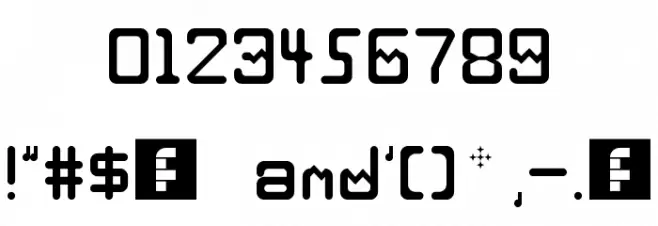 Deka Regular Font OTHER CHARS