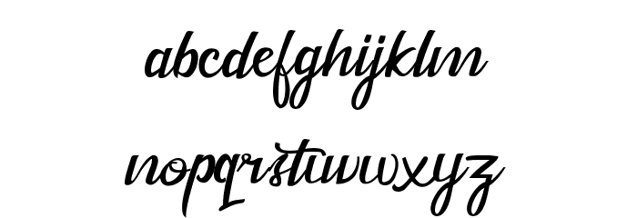 Dekade Regular Font LOWERCASE
