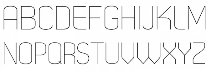 Dekar-Light Schriftart Groß
