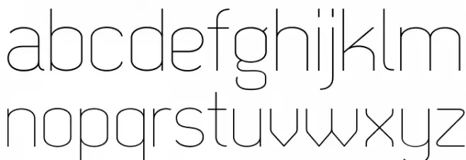 Dekar-Light Caratteri MINUSCOLO