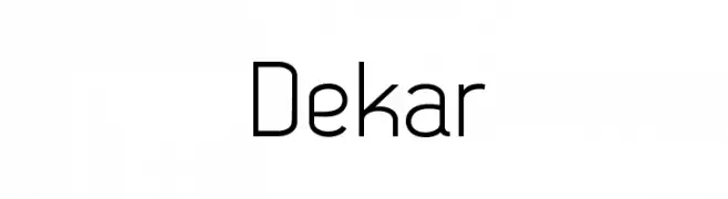 Dekar  Fuentes Gratis Descargar