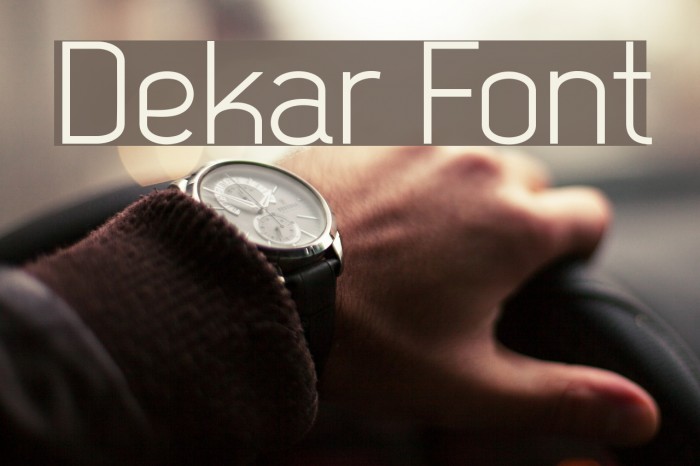 Dekar Fonte examples