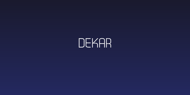Dekar Social Header
