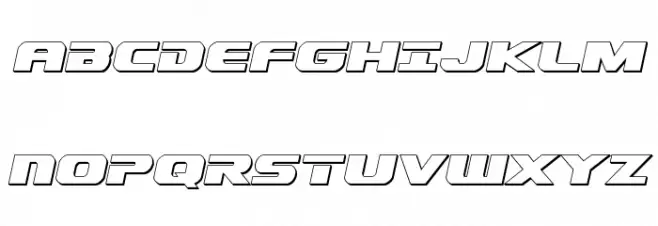 Dekaranger 3D Italic  