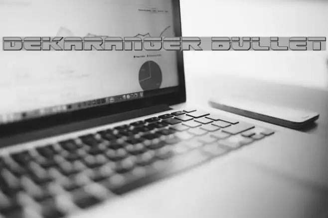 Dekaranger Bullet Font examples