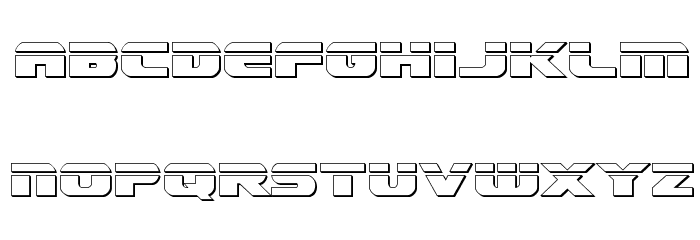 Dekaranger Bullet Font LOWERCASE