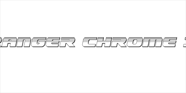 Dekaranger Chrome Italic Logo