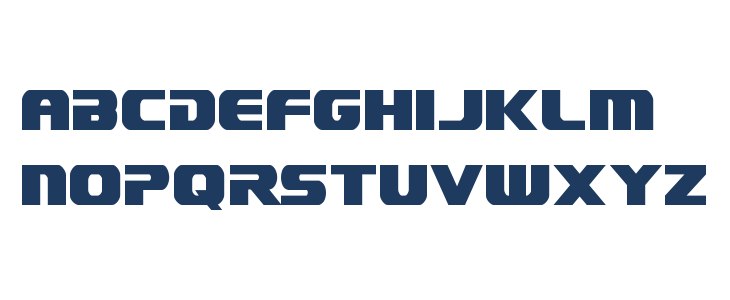 Dekaranger Condensed Lowercase