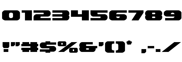 Expanded font