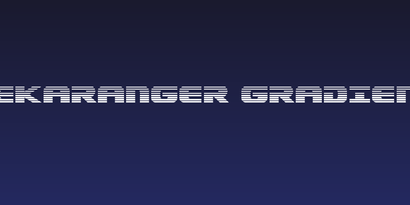 Dekaranger Gradient Social Header