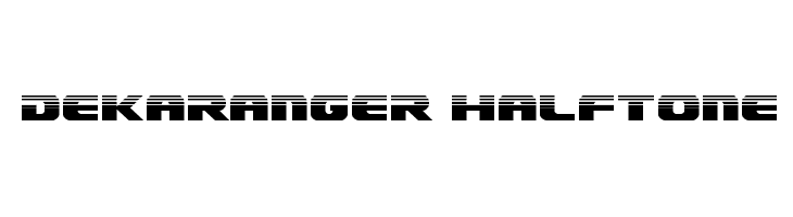 Dekaranger Halftone  नि: शुल्क फ़ॉन्ट्स डाउनलोड