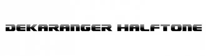 Dekaranger Halftone  नि: शुल्क फ़ॉन्ट्स डाउनलोड
