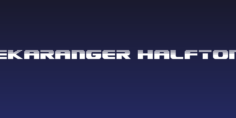 Dekaranger Halftone Social Header