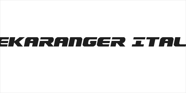 Dekaranger Italic Logo