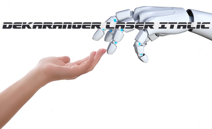 Dekaranger Laser Italic Example 1