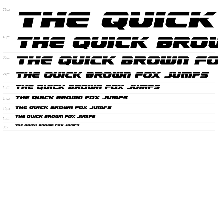 Dekaranger Laser Italic Waterfall