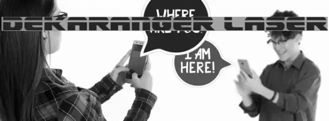 Dekaranger Laser Font examples