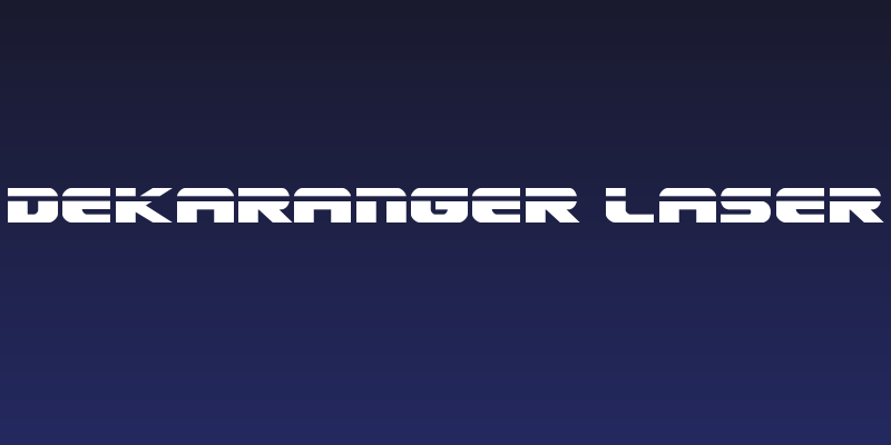 Dekaranger Laser Social Header