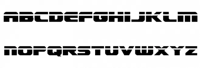 Dekaranger Laser Fuentes MINÚSCULAS