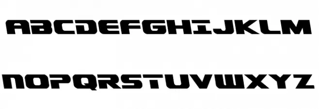 Dekaranger Leftalic Fuentes MAYÚSCULAS