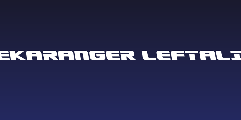 Dekaranger Leftalic Social Header